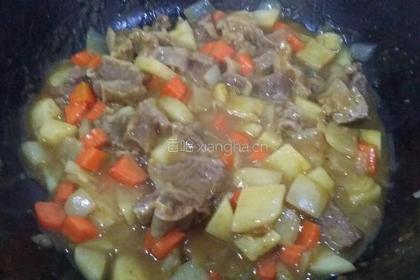 咖喱牛肉芝士的做法图解4