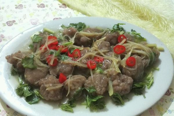 生姜牛肉丸的做法图解9