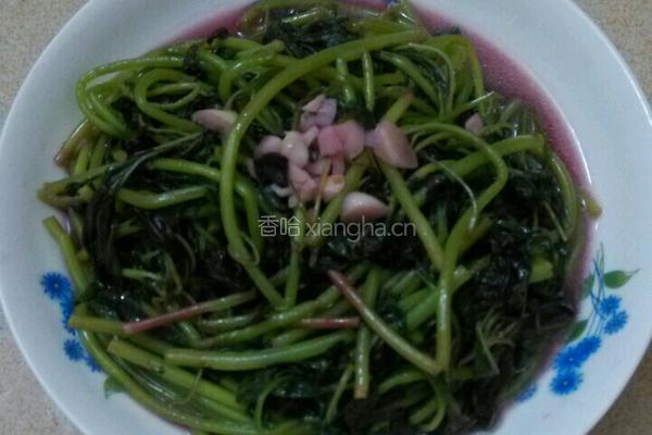 蒜末苋菜的做法图解4