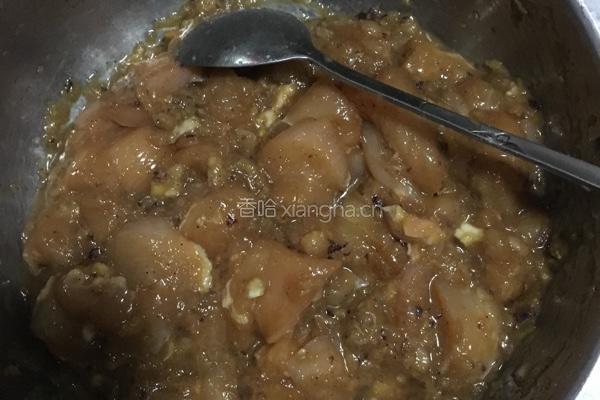 电饼铛烤鸡肉串的做法图解4