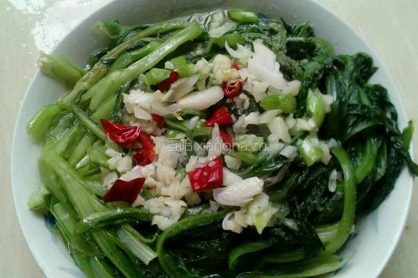 蒜蓉油麦菜的做法图解5