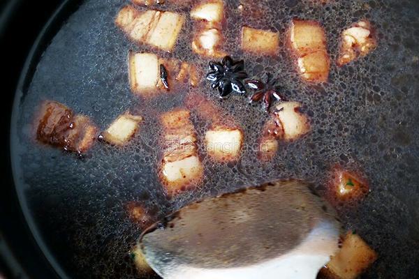 红烧肉烧苹果的做法图解6