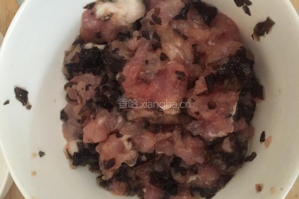 木耳鸡蛋蒸肉饼的做法图解4
