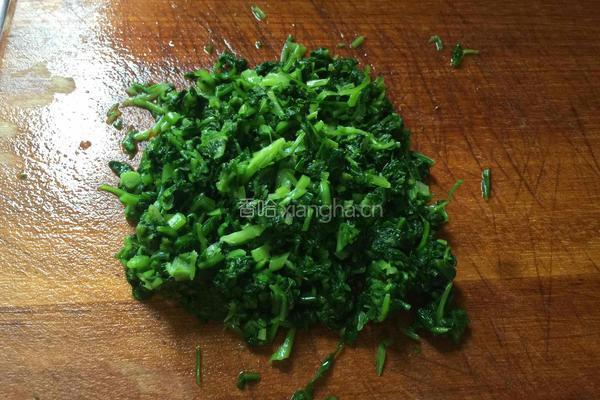 双菇荠菜羹的做法图解5