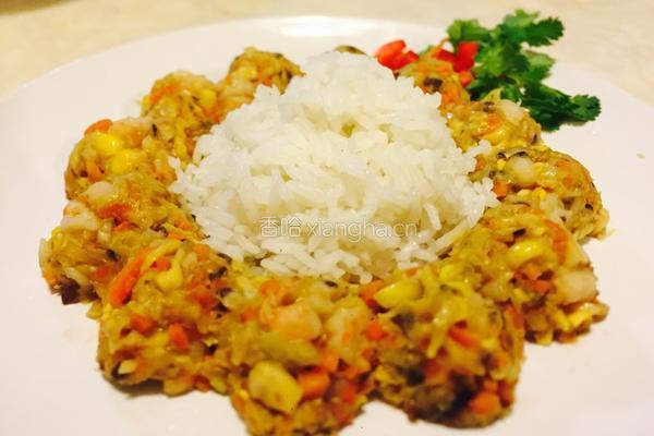 什锦虾肉饭的做法图解7