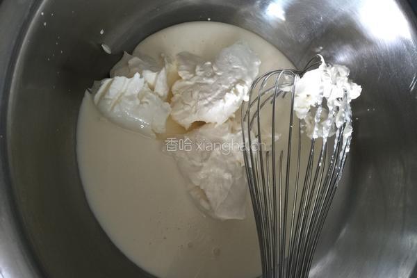 轻乳酪蛋糕的做法图解3