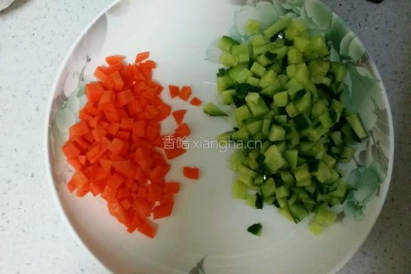 双菇咖喱炒饭的做法图解1