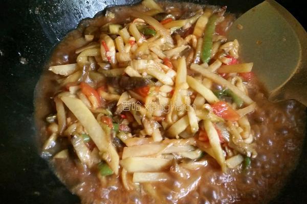 茄子土豆条的做法图解11