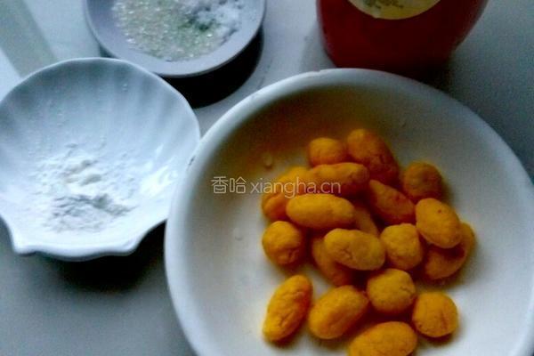 番茄酱玉米丸的做法图解1