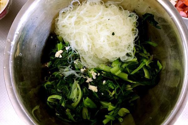 椒油菠菜拌粉丝的做法图解5