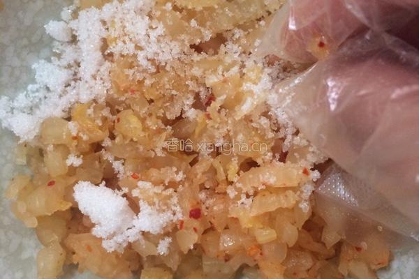 辣白菜豆芽拌饭的做法图解3