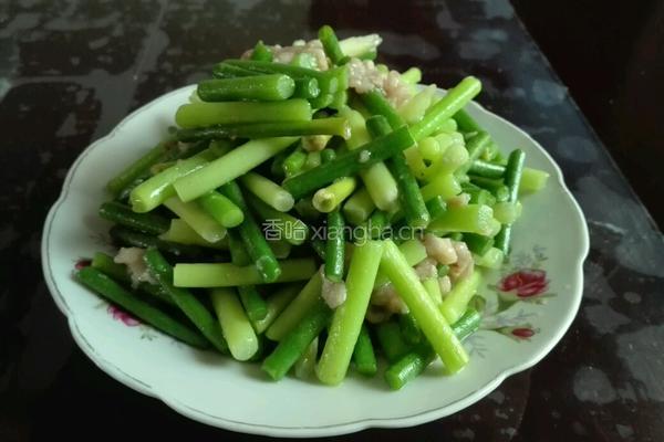 蒜苔炒肉