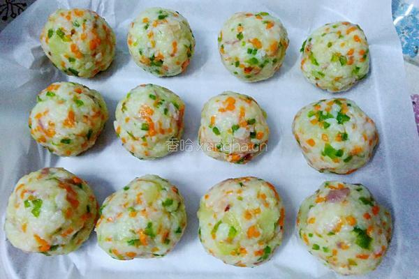 奶酪烤饭团的做法图解15
