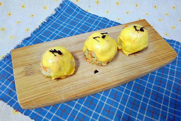 奶酪烤饭团的做法图解21