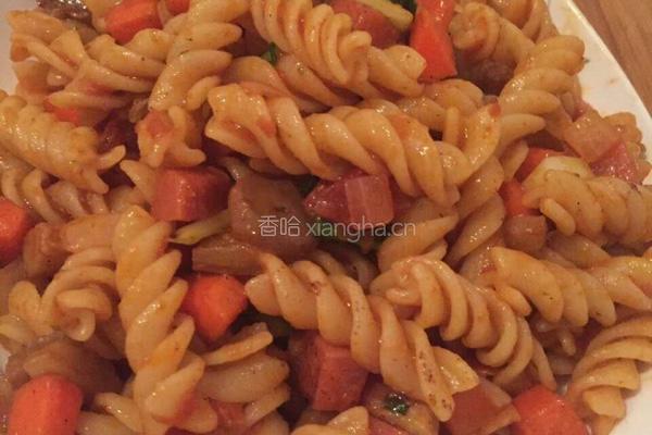 意大利螺旋面的做法图解7