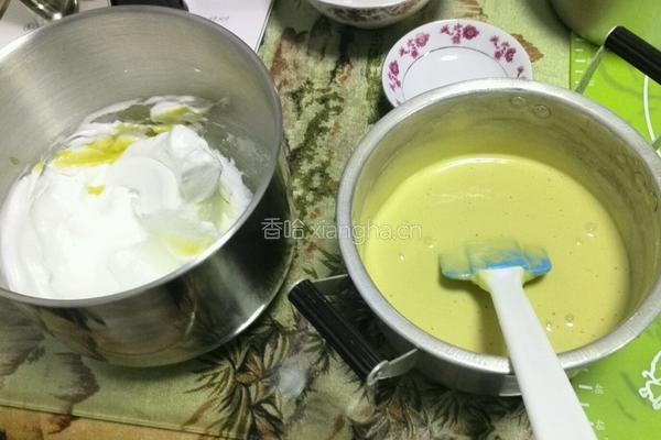 抹茶蛋糕6寸水浴法烤制的做法图解10