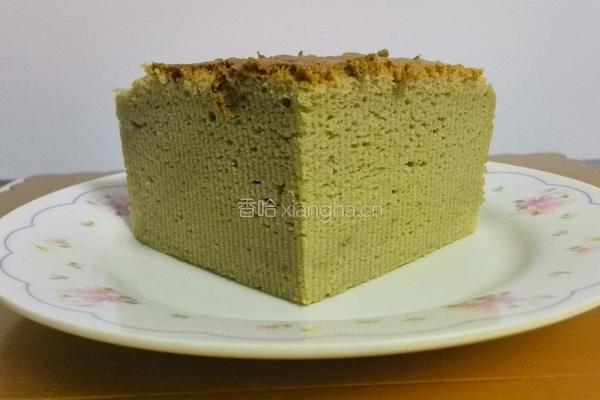抹茶蛋糕6寸水浴法烤制的做法图解16