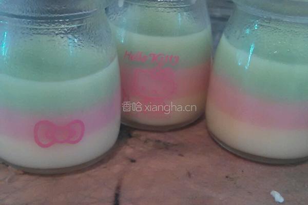 彩虹布丁的做法图解5