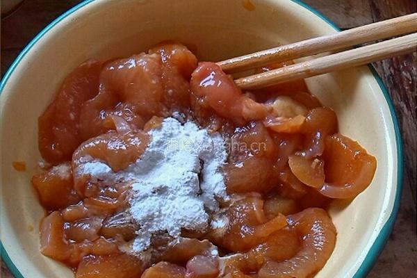 蚝油青笋熘鸡片的做法图解2