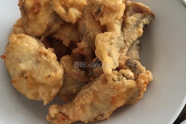 香炸明太鱼块的做法图解2