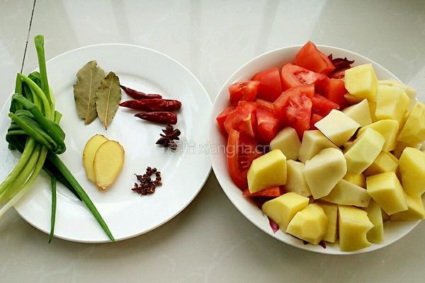 番茄土豆烧牛腩的做法图解3