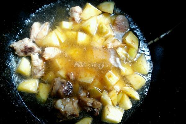 咖喱土豆鸡块的做法图解6
