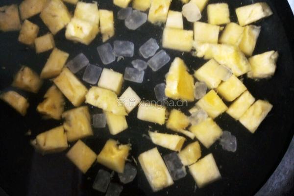 糯米圆子菠萝甜汤的做法图解3