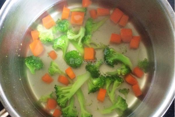 彩色蔬菜饼的做法图解3