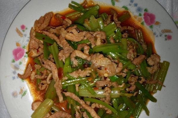 芹菜肉丝的做法图解7