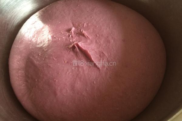 紫薯果干面包的做法图解2