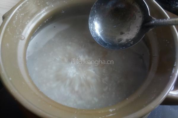 鱼茸粥的做法图解5