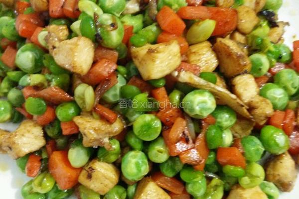 豌豆鸡丁的做法图解6