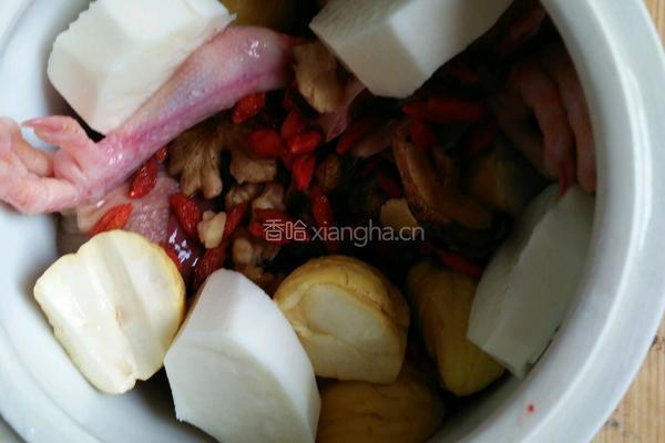 板栗鸽子汤的做法图解3