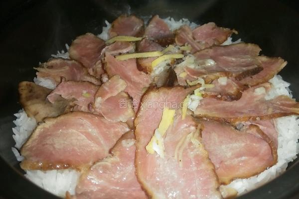 腊肉煲仔饭的做法图解3