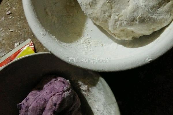 紫薯馒头的做法图解4