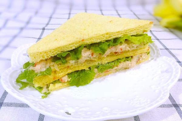 金枪鱼三明治的做法图解12