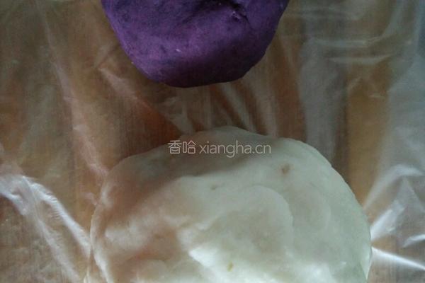 山药紫薯糕的做法图解4