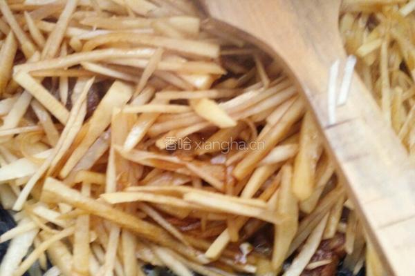 韭菜土豆丝的做法图解6