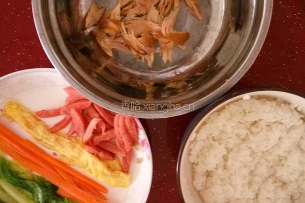 鸡肉寿司的做法图解2