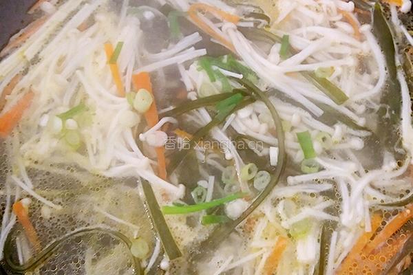 金针菇海带汤的做法图解5