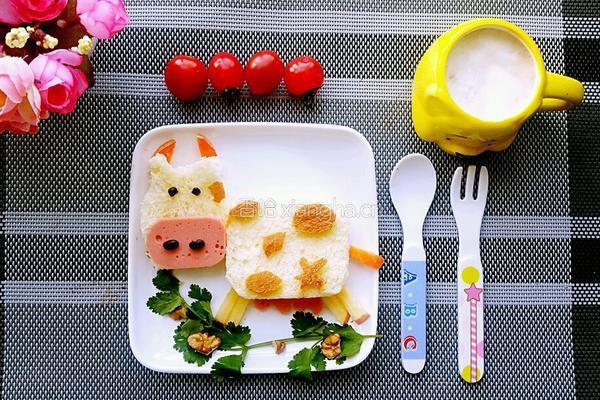 奶牛踏青的做法图解4