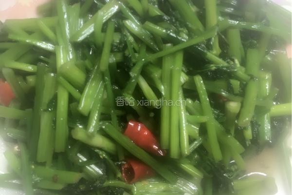 清炒水芹的做法图解5