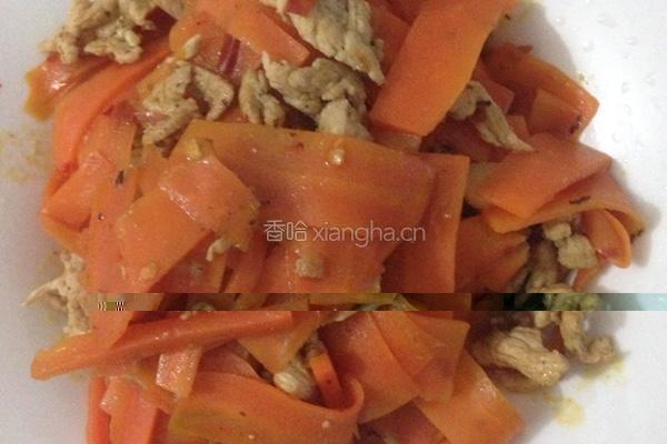 胡萝卜炒肉