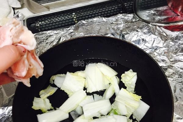 日式爽口白菜猪肉的做法图解5