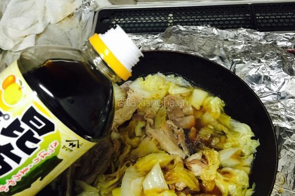 日式爽口白菜猪肉的做法图解8