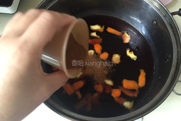 肉桂奶油酒梨的做法图解6