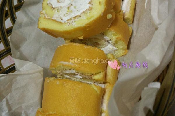 奶油蛋糕卷的做法图解24