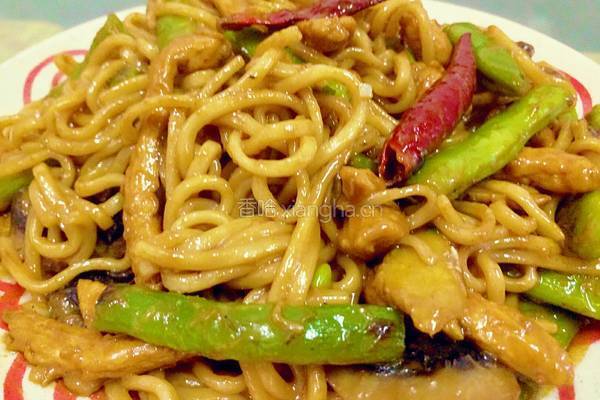 鸡丝豆角焖面的做法图解14