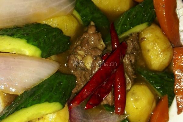 土豆炖鹅肉