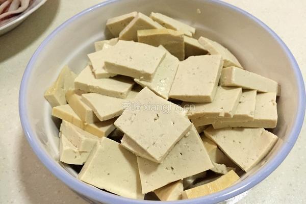 小白菜烩豆腐的做法图解3